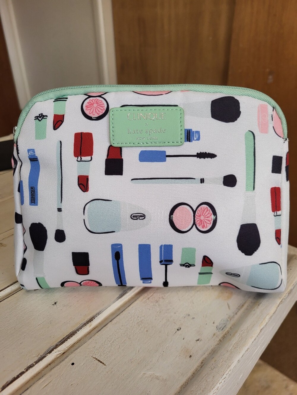 Kate Spade Limited Edition Cosmetic Pouch in Mint.